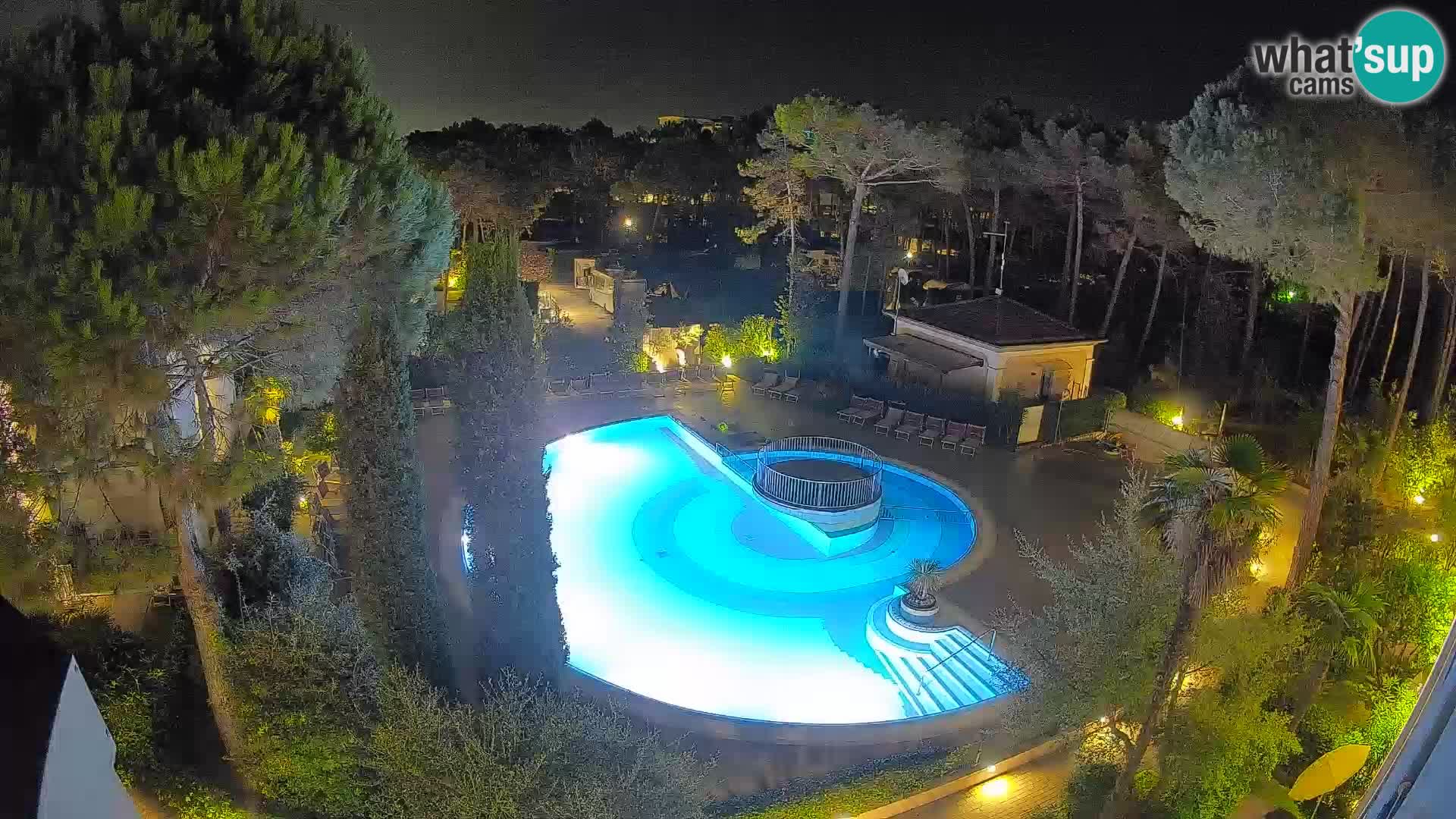 Piscina Villaggio Mare Blu EN VIVO webcam Bibione Pineda – Italia