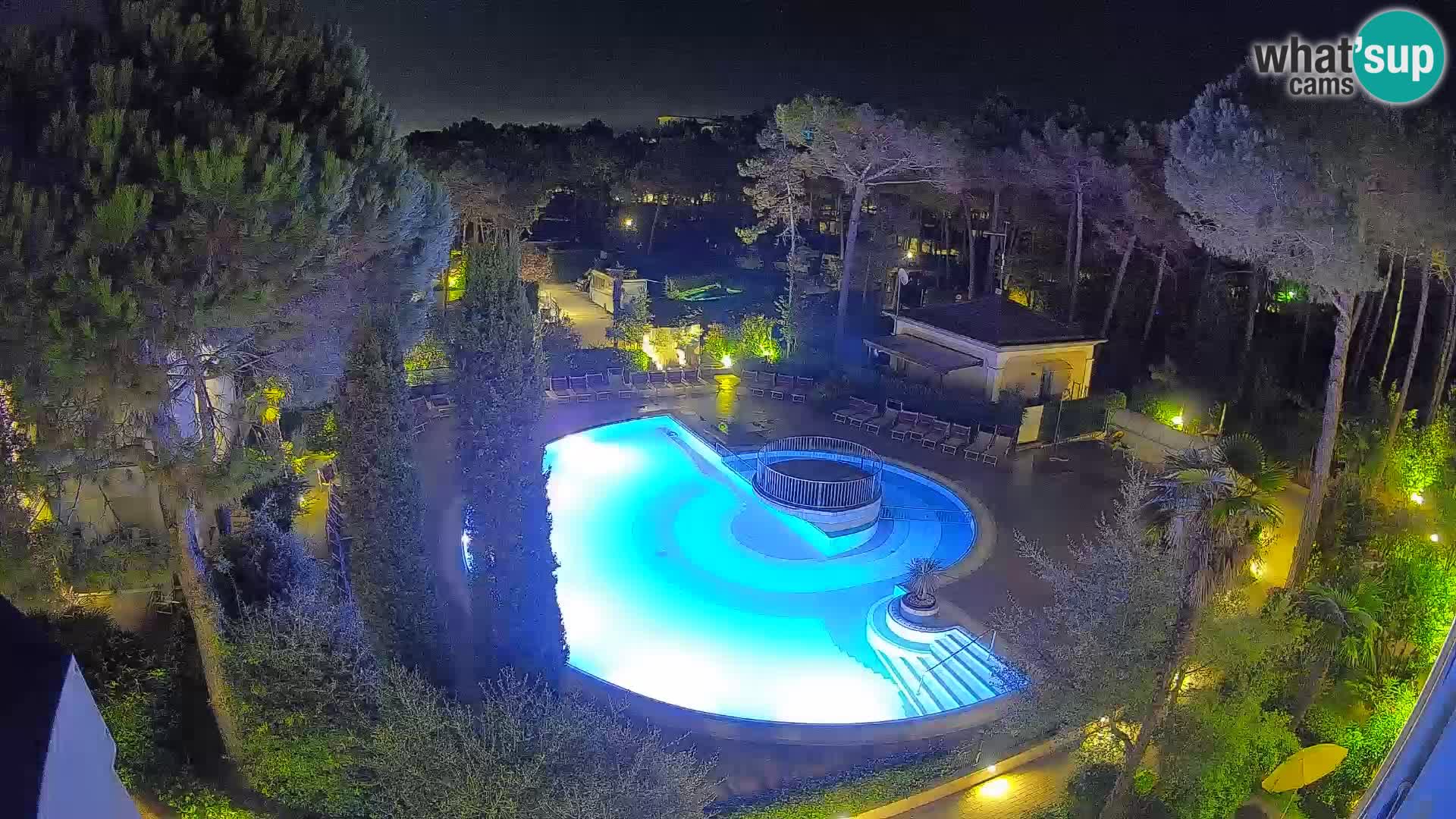 Villaggio Mare Blu piscine LIVE webcam Bibione Pineda – Italie