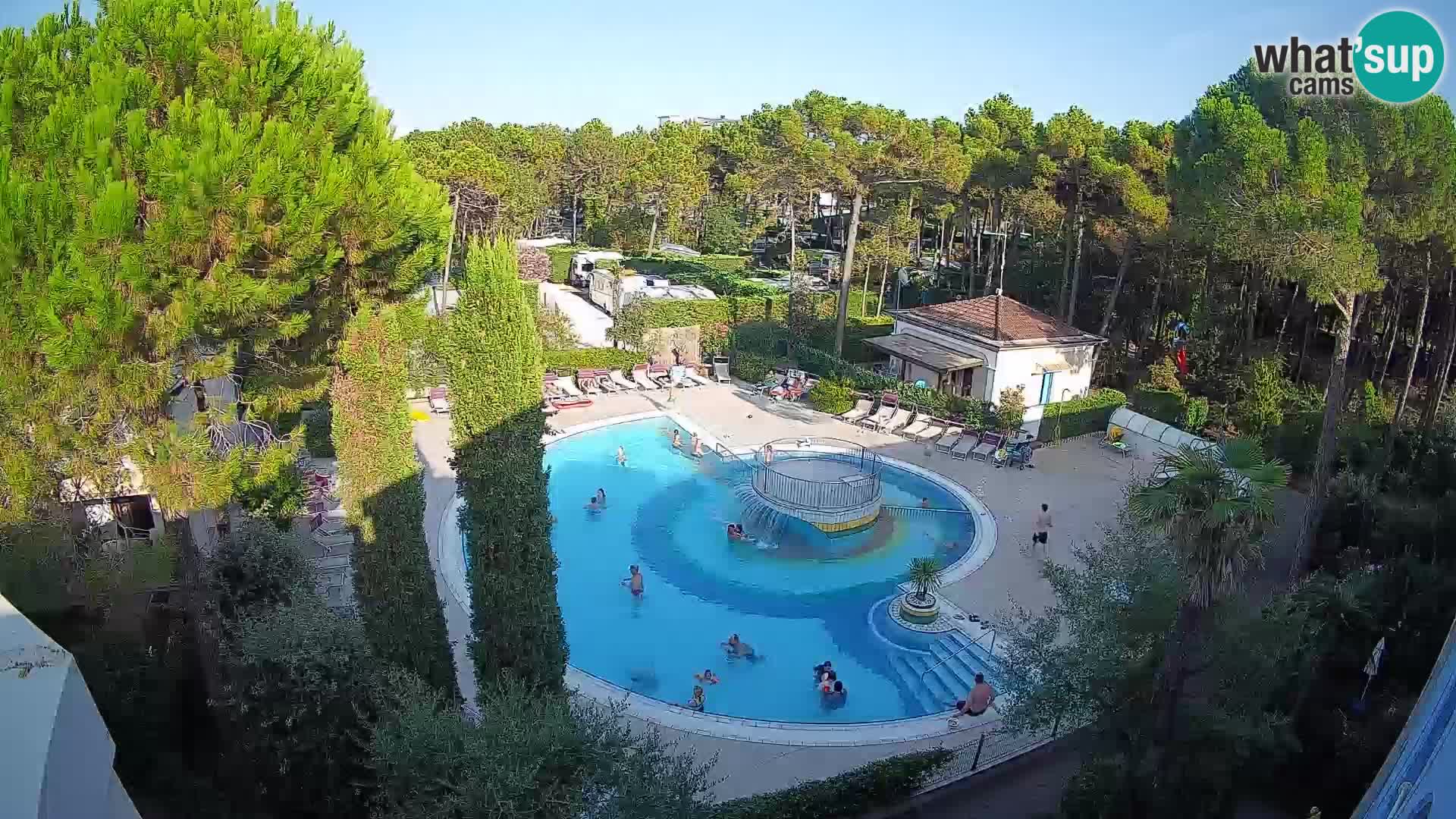 Villaggio Mare Blu Pool LIVE-Webcam Bibione Pineda – Italien