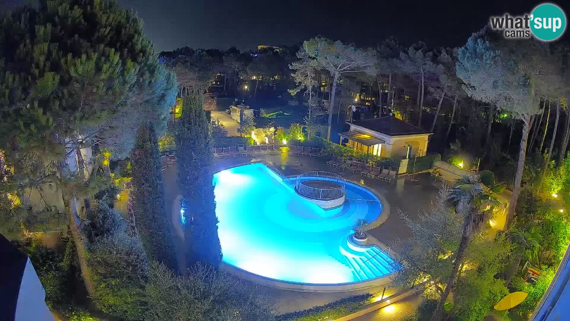 Villaggio Mare Blu pool LIVE webcam Bibione Pineda – Italy