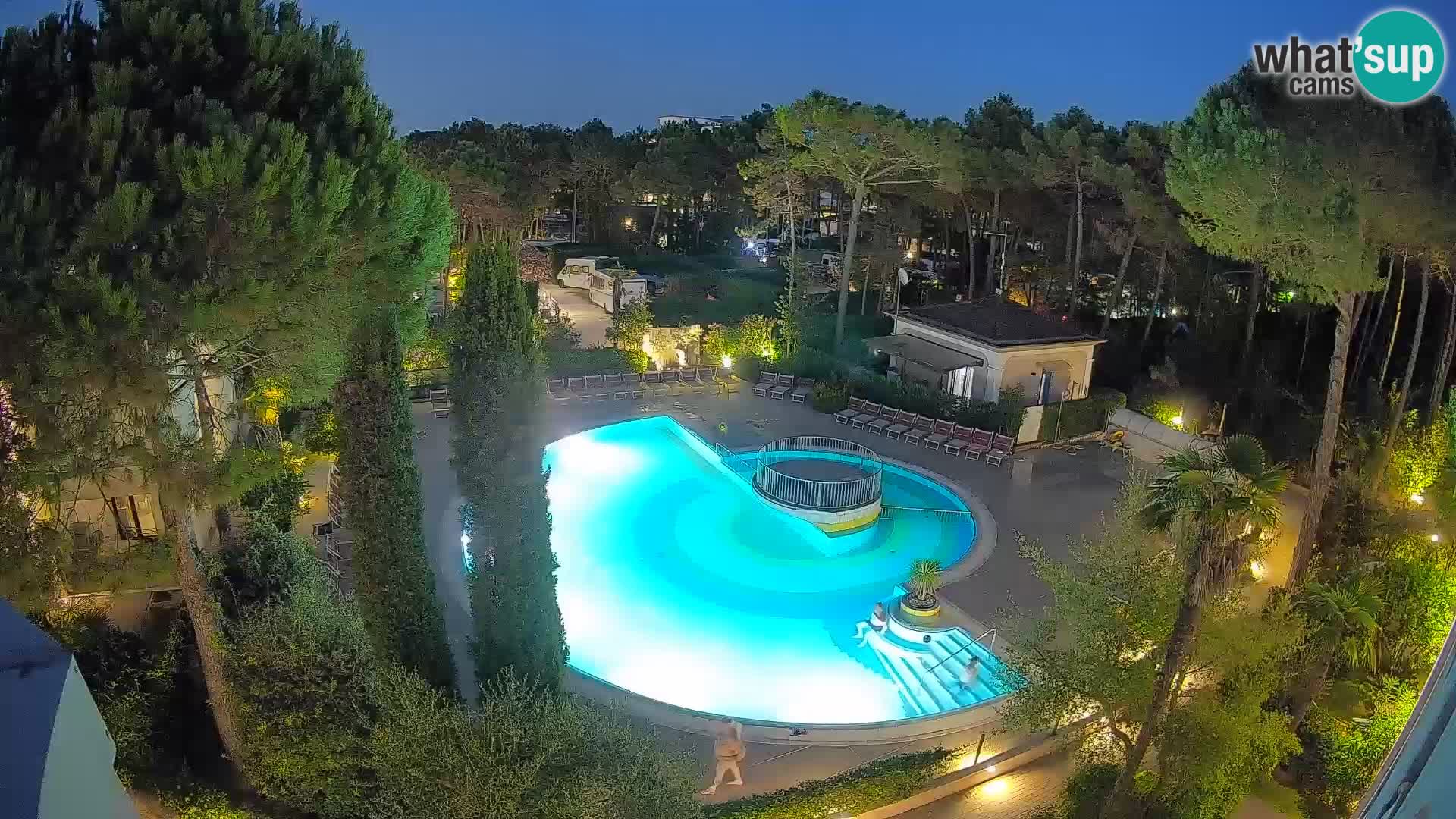 Villaggio Mare Blu piscine LIVE webcam Bibione Pineda – Italie