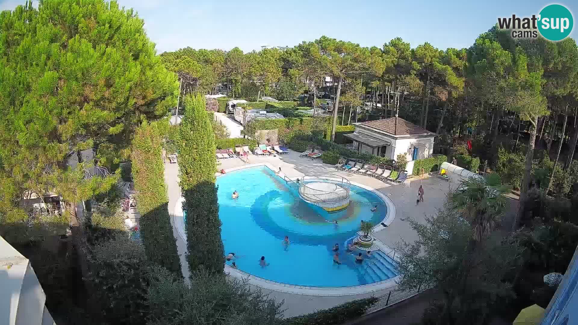 Villaggio Mare Blu pool LIVE webcam Bibione Pineda – Italy