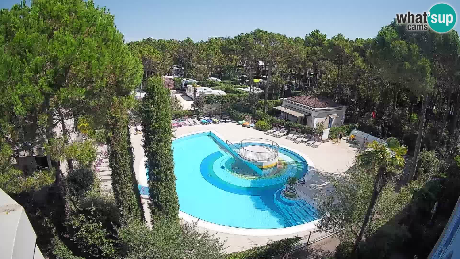 Villaggio Mare Blu piscine LIVE webcam Bibione Pineda – Italie