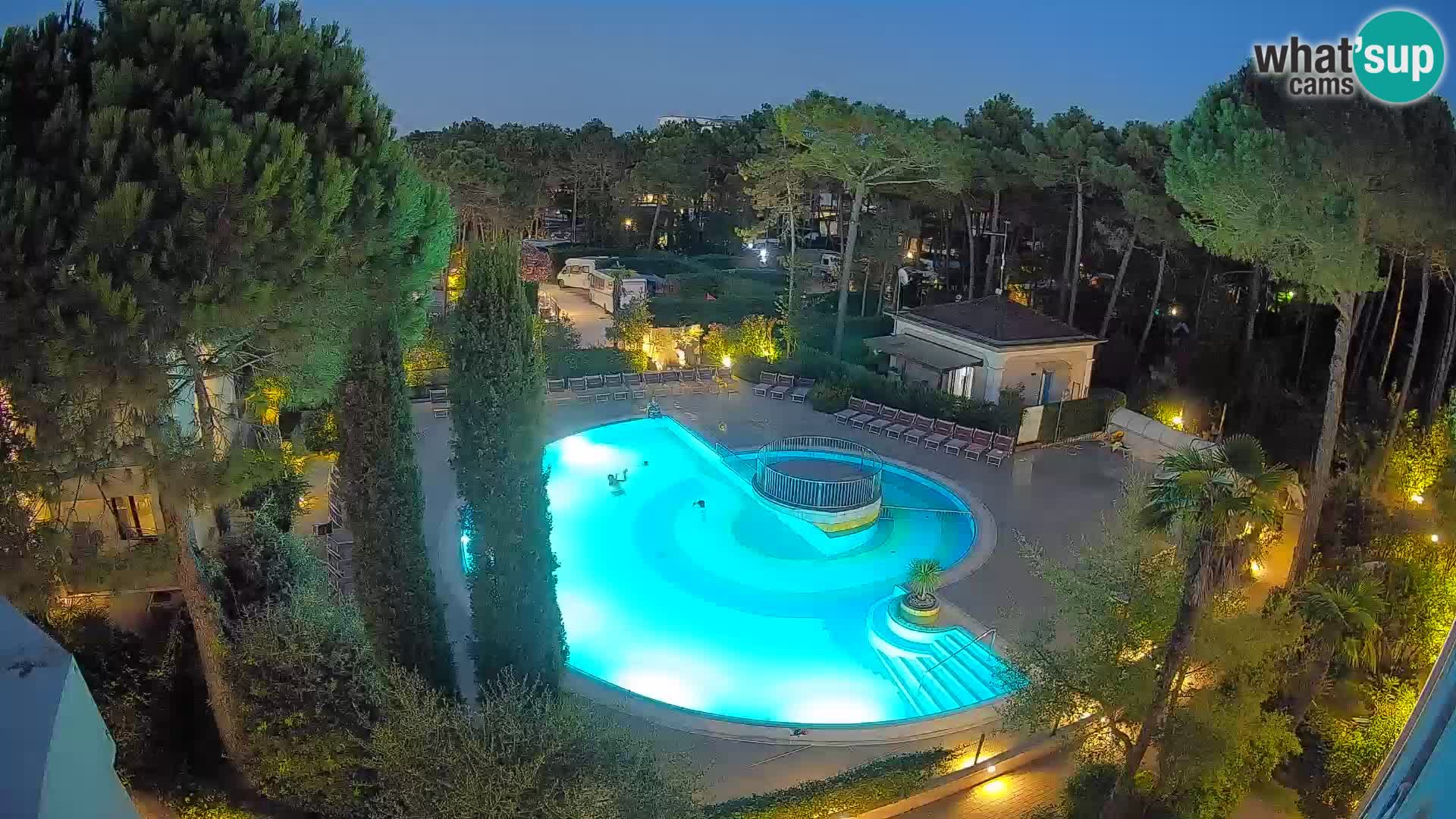 Piscina Villaggio Mare Blu webcam LIVE Bibione Pineda – Italia