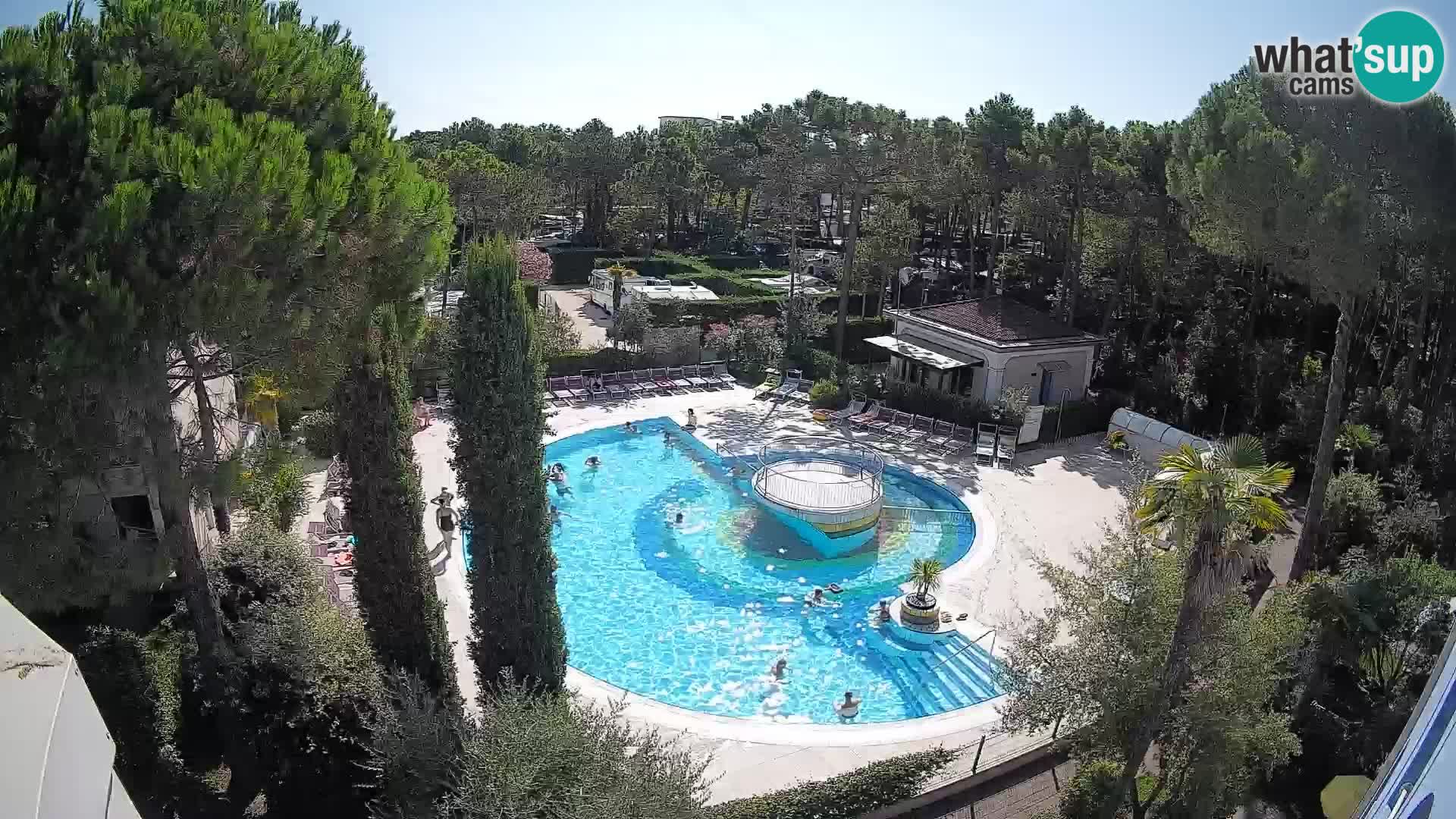 Villaggio Mare Blu pool LIVE webcam Bibione Pineda – Italy