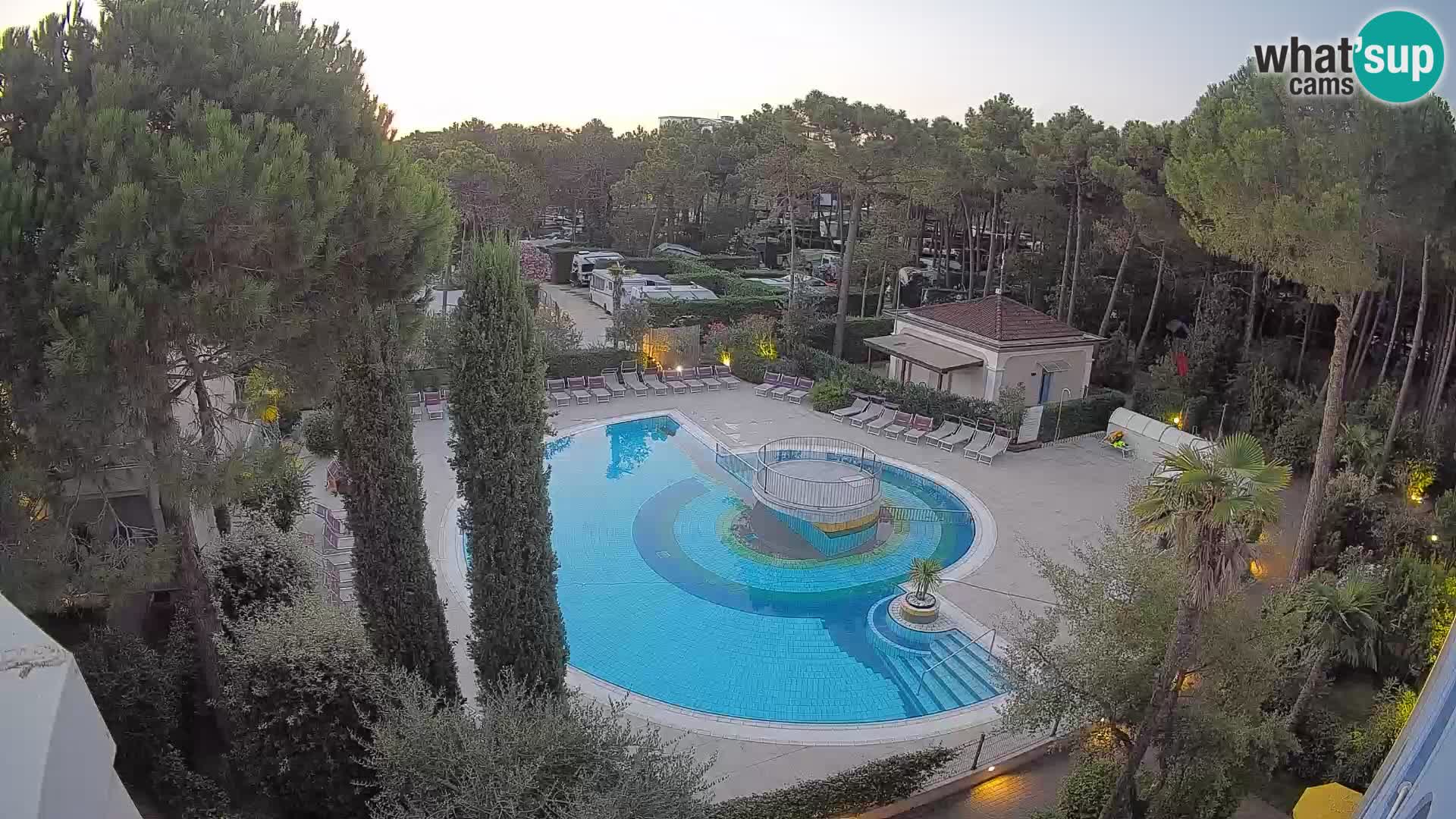 Villaggio Mare Blu piscine LIVE webcam Bibione Pineda – Italie
