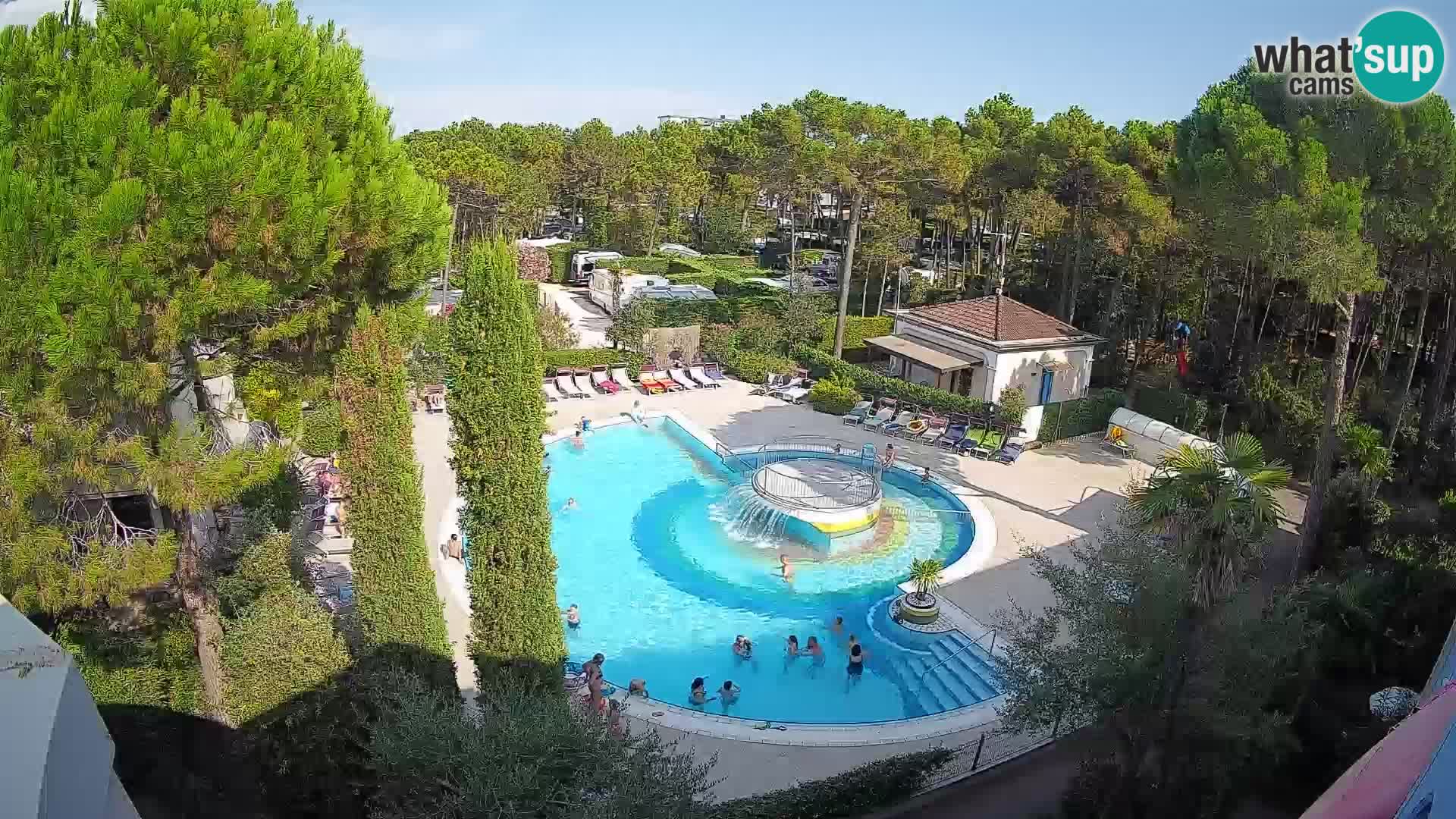Villaggio Mare Blu piscine LIVE webcam Bibione Pineda – Italie