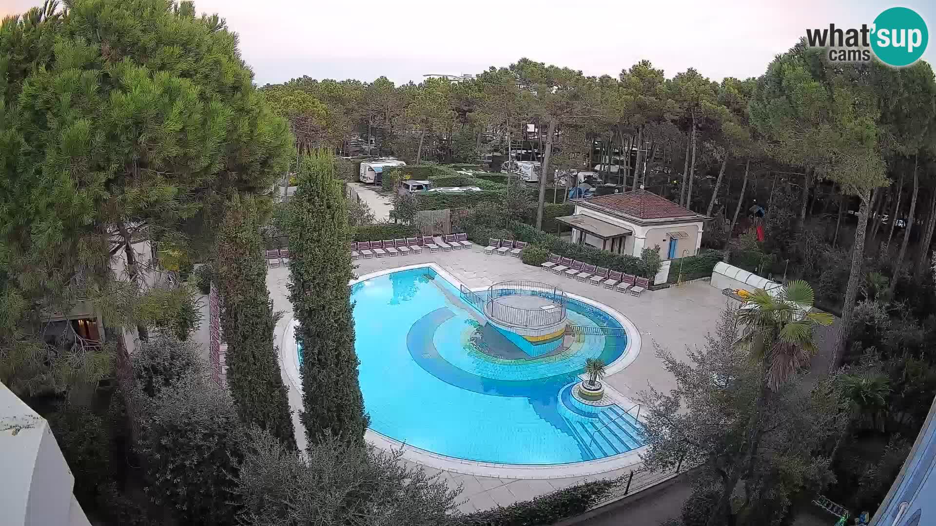 Villaggio Mare Blu pool LIVE webcam Bibione Pineda – Italy