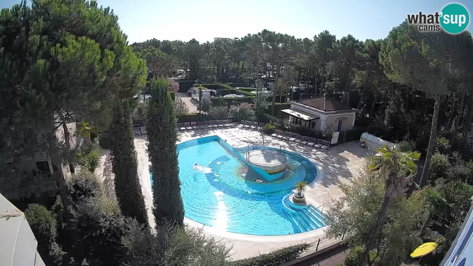 Villaggio Mare Blu piscine LIVE webcam Bibione Pineda – Italie