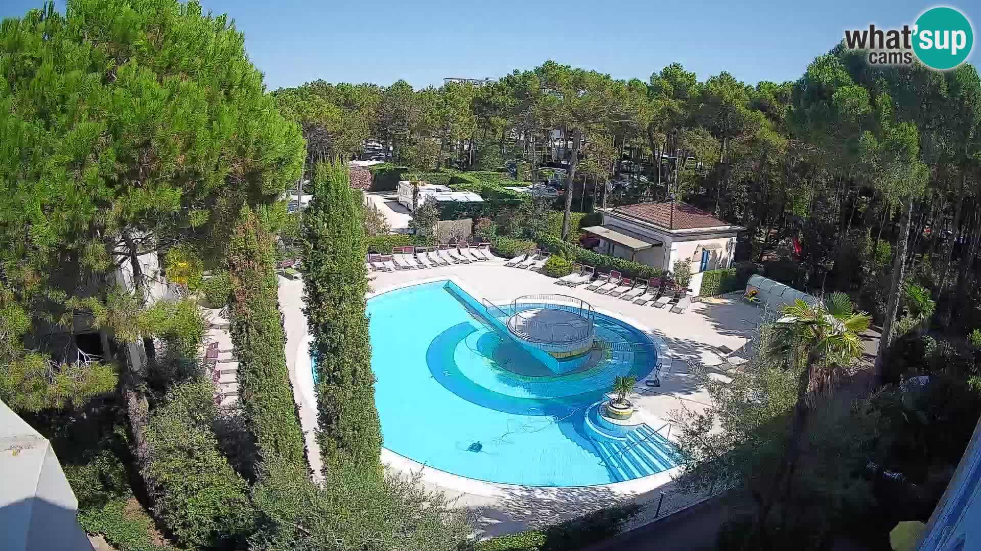 Piscina Villaggio Mare Blu webcam LIVE Bibione Pineda – Italia