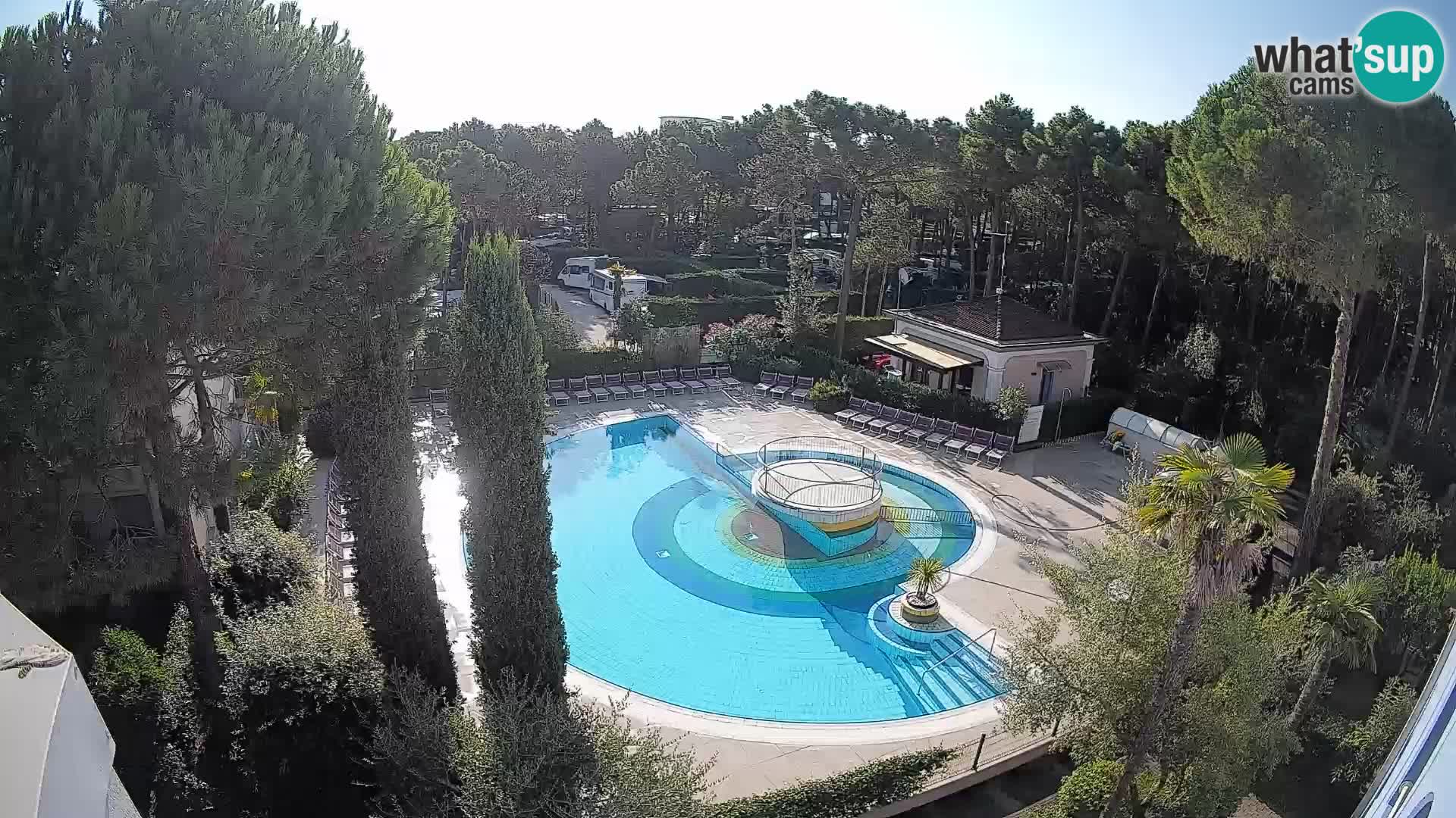Piscina Villaggio Mare Blu EN VIVO webcam Bibione Pineda – Italia