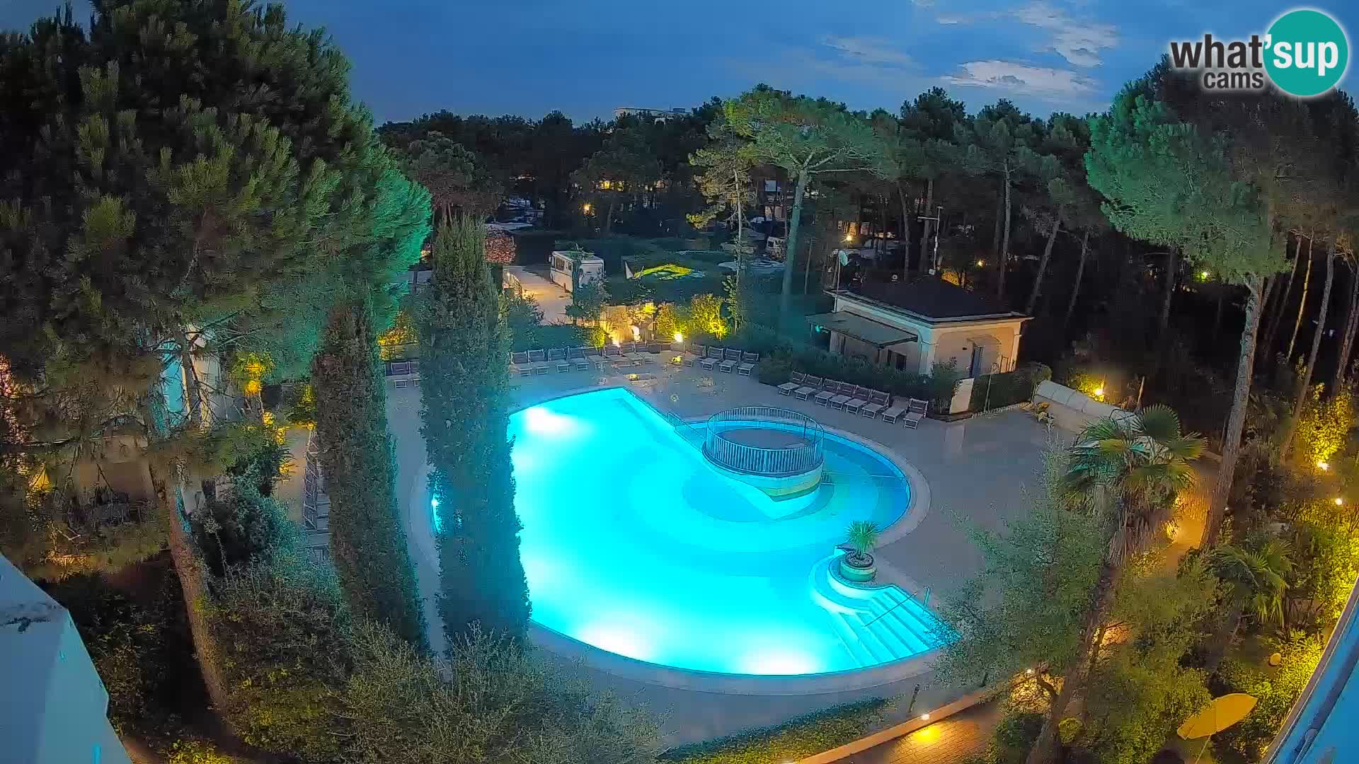 Villaggio Mare Blu pool LIVE webcam Bibione Pineda – Italy