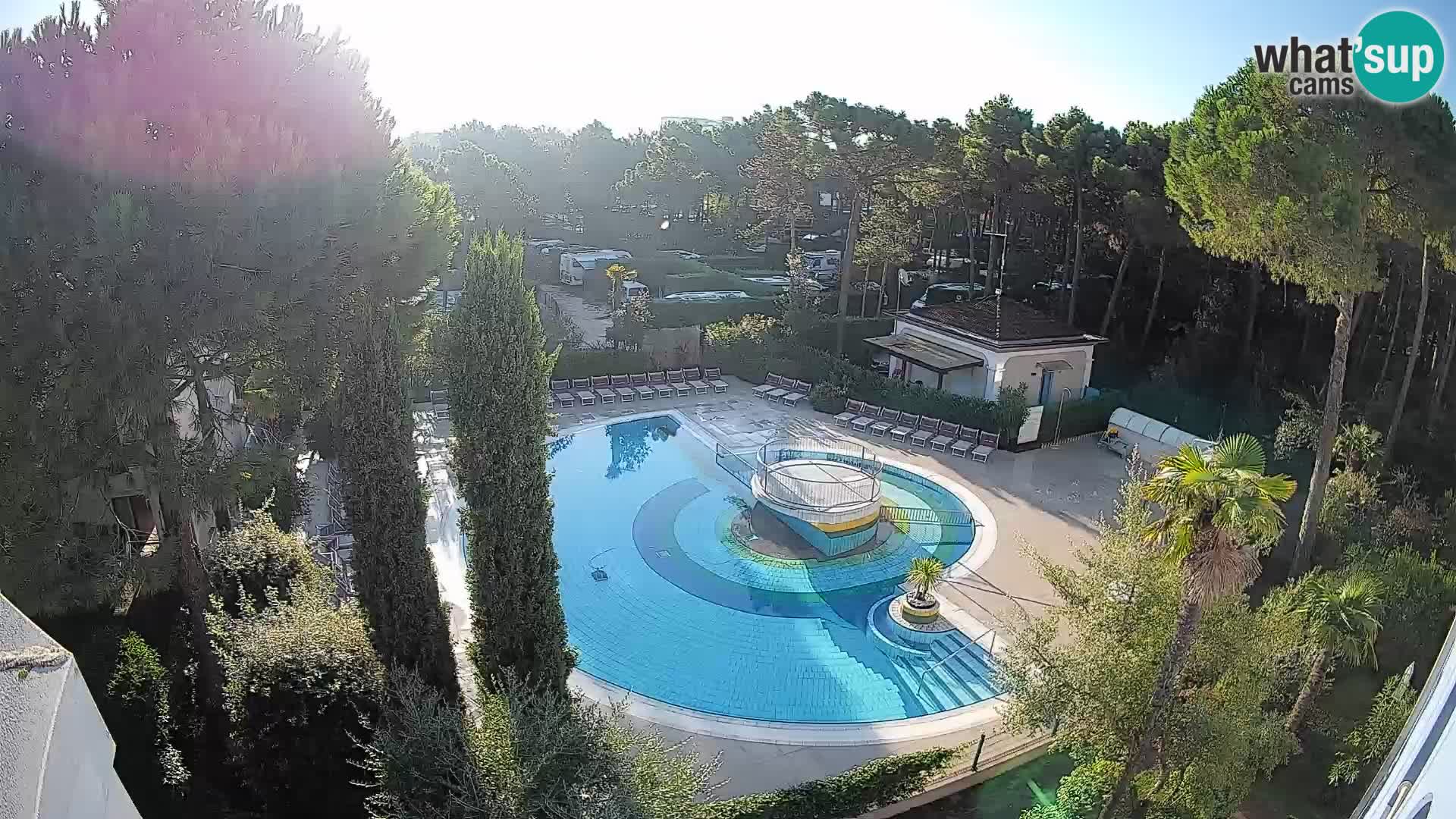 Piscina Villaggio Mare Blu webcam LIVE Bibione Pineda – Italia