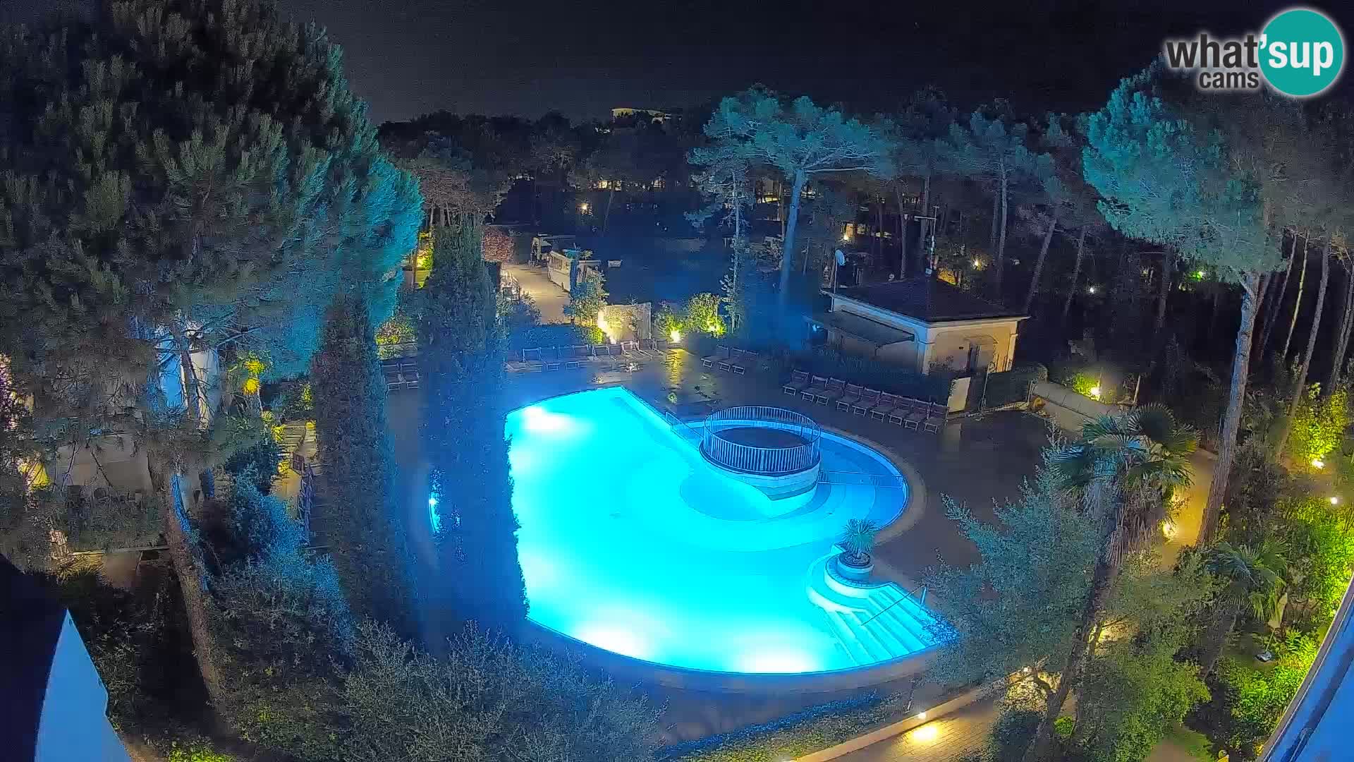 Piscina Villaggio Mare Blu EN VIVO webcam Bibione Pineda – Italia