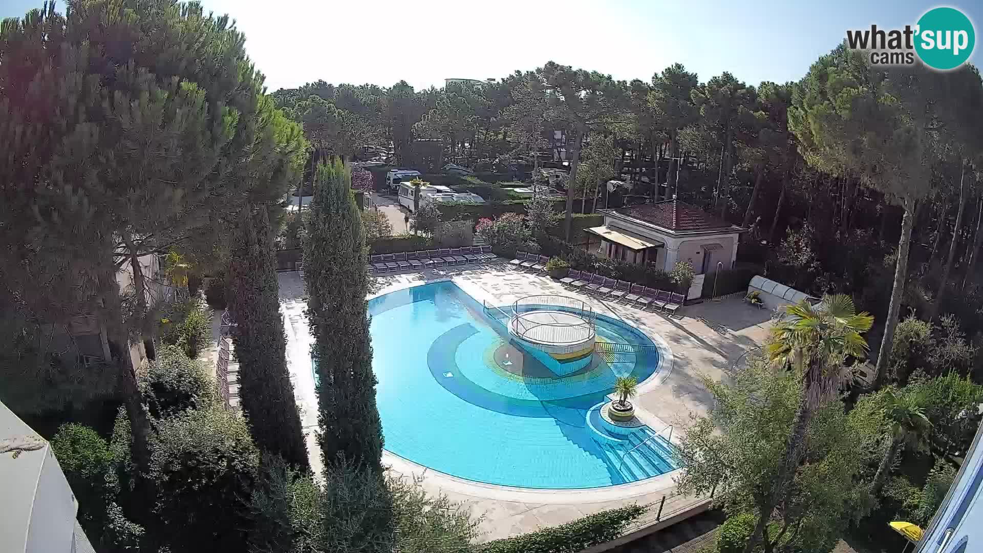 Villaggio Mare Blu pool LIVE webcam Bibione Pineda – Italy