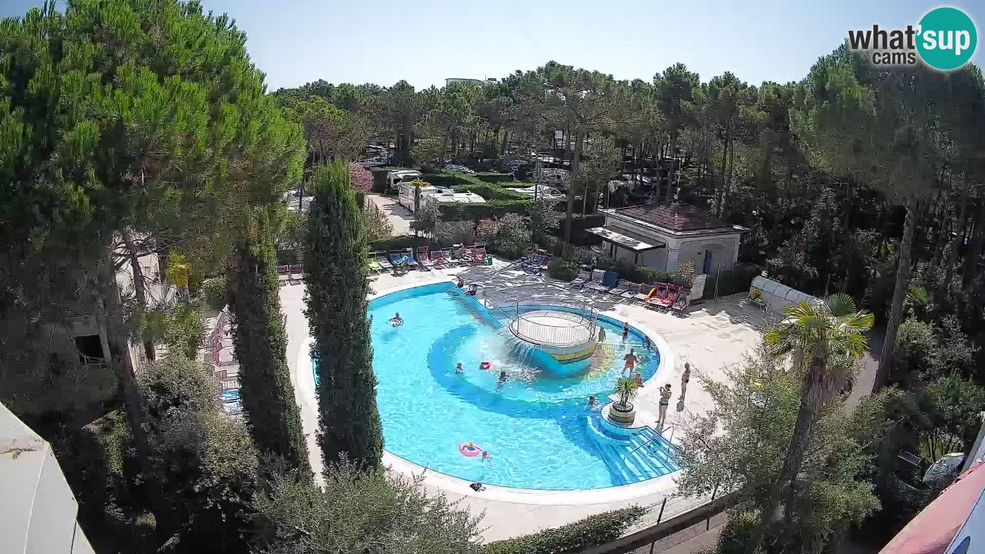 Villaggio Mare Blu pool LIVE webcam Bibione Pineda – Italy