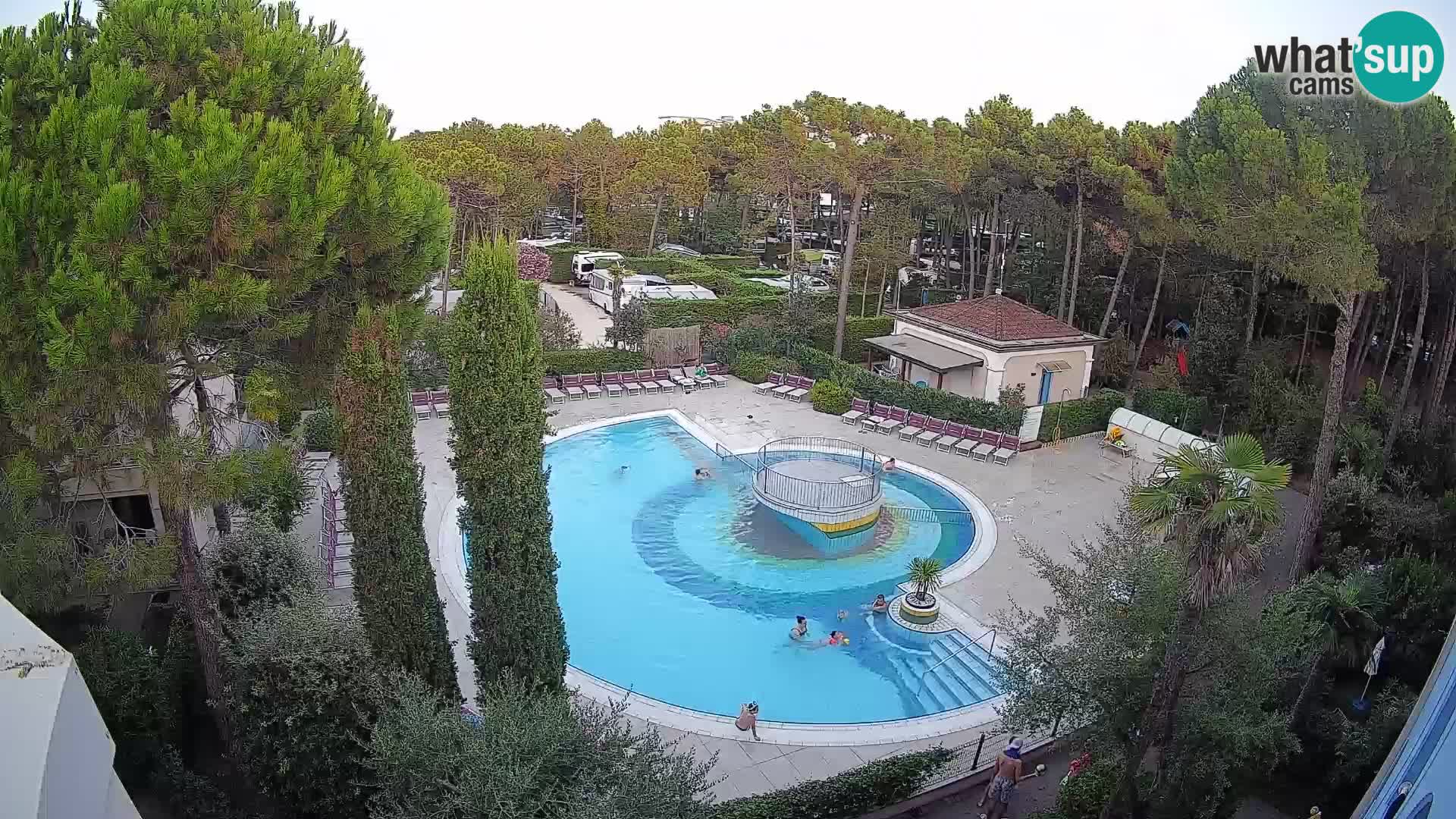 Piscina Villaggio Mare Blu webcam LIVE Bibione Pineda – Italia