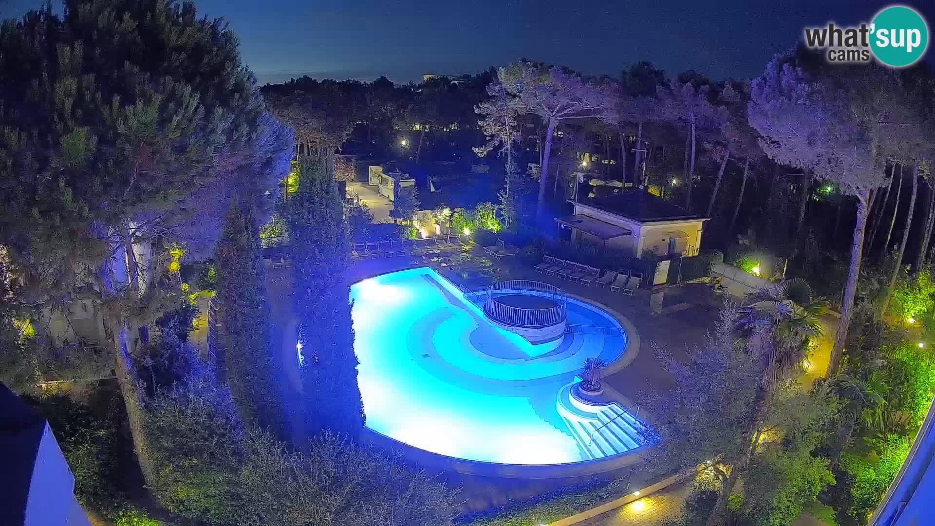 Villaggio Mare Blu pool LIVE webcam Bibione Pineda – Italy