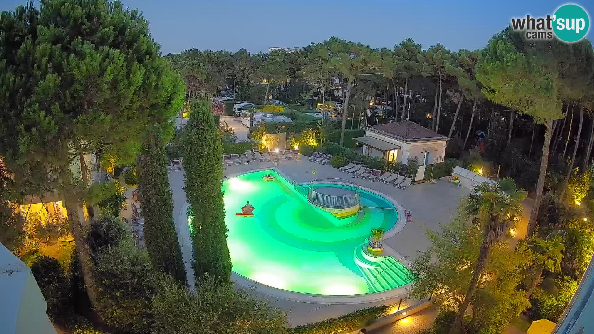 Piscina Villaggio Mare Blu webcam LIVE Bibione Pineda – Italia
