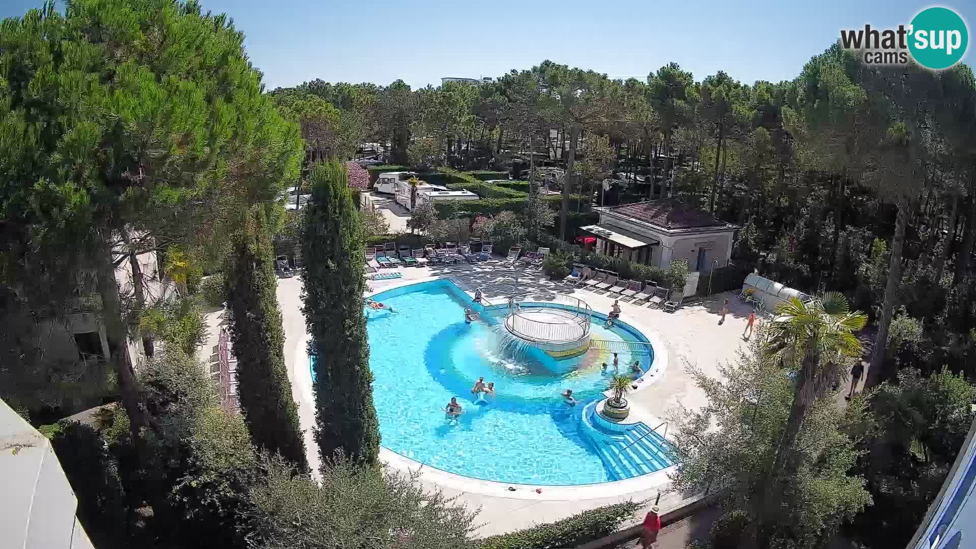 Villaggio Mare Blu piscine LIVE webcam Bibione Pineda – Italie