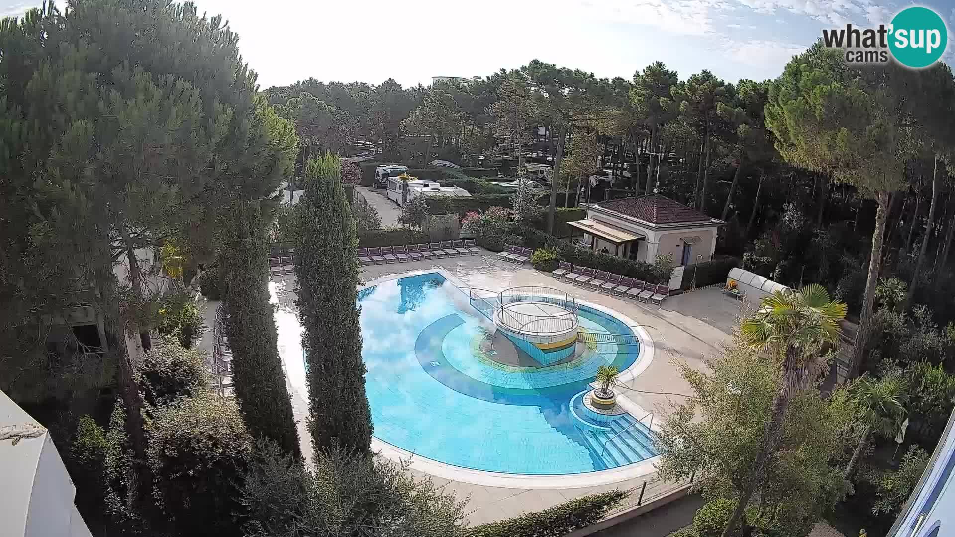 Villaggio Mare Blu pool LIVE webcam Bibione Pineda – Italy