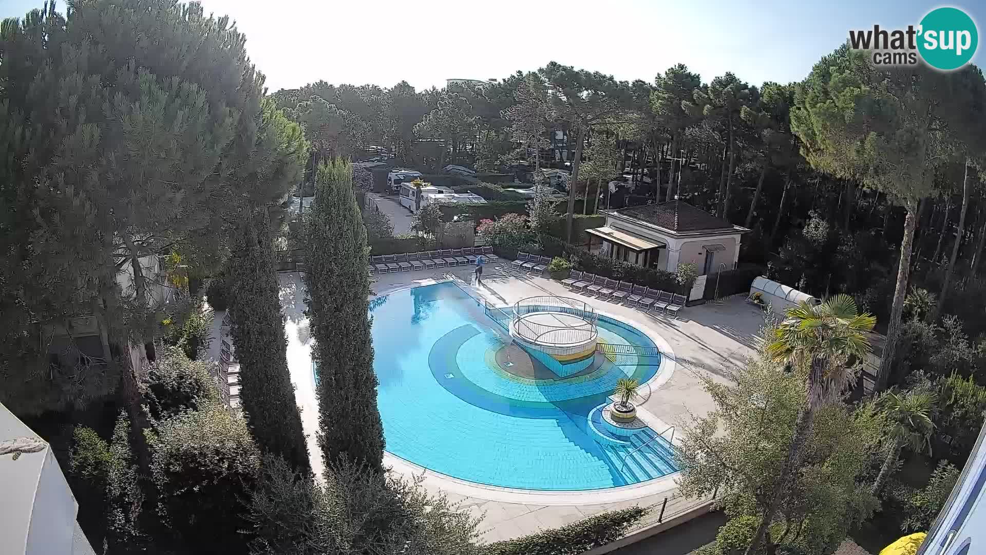 Piscina Villaggio Mare Blu EN VIVO webcam Bibione Pineda – Italia