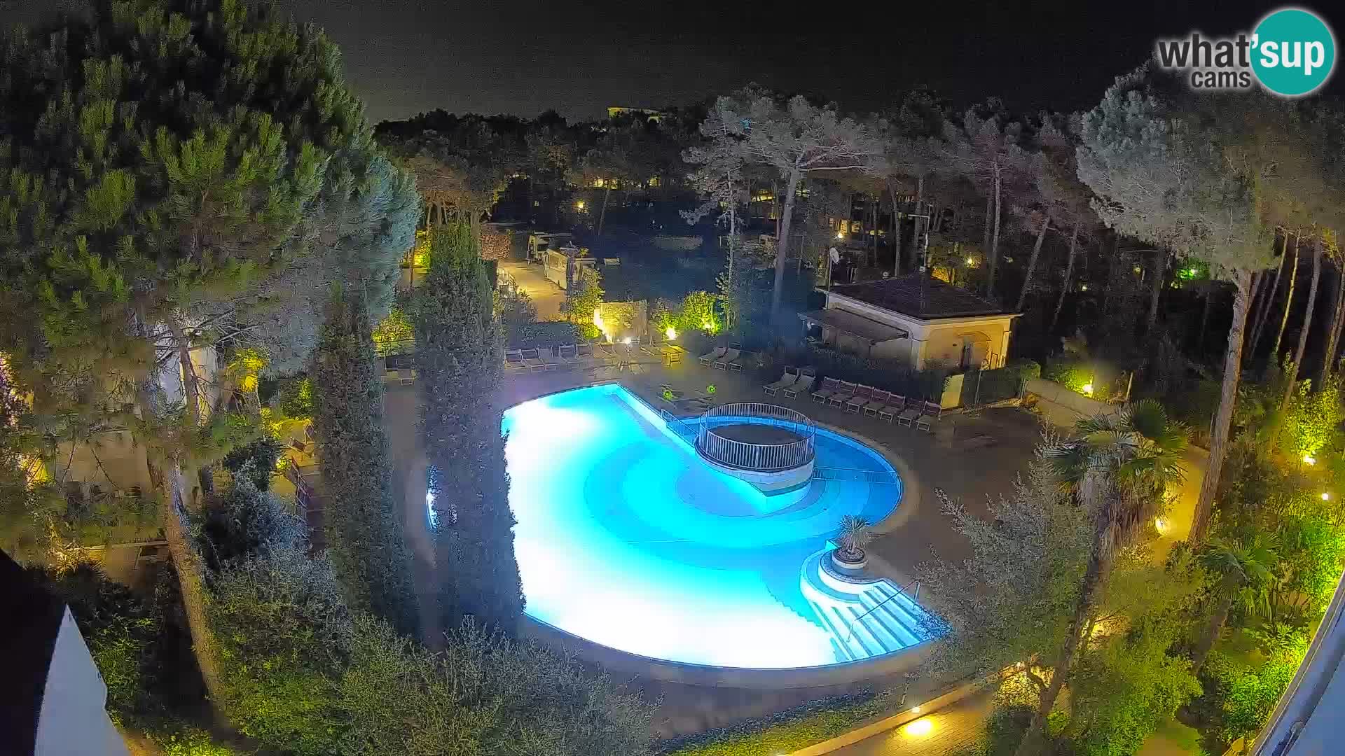 Villaggio Mare Blu piscine LIVE webcam Bibione Pineda – Italie