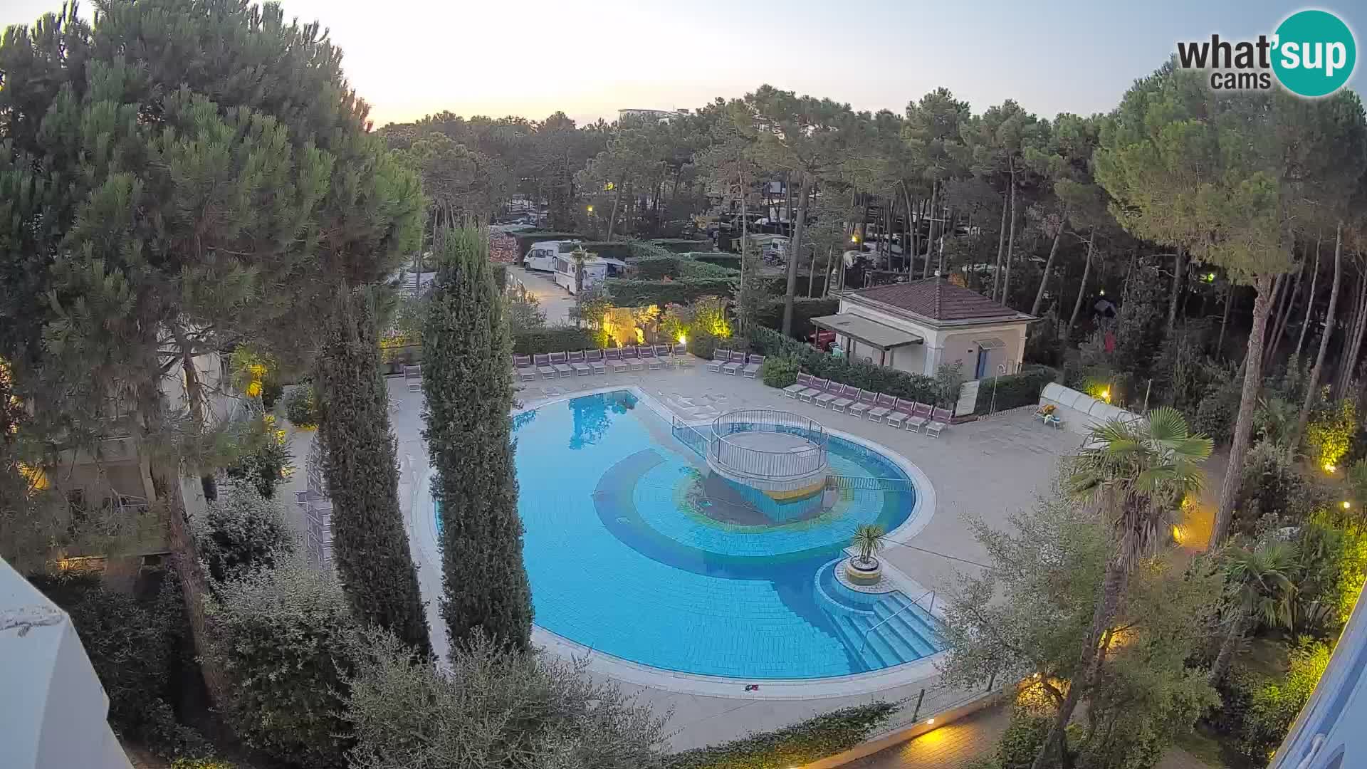 Villaggio Mare Blu pool LIVE webcam Bibione Pineda – Italy