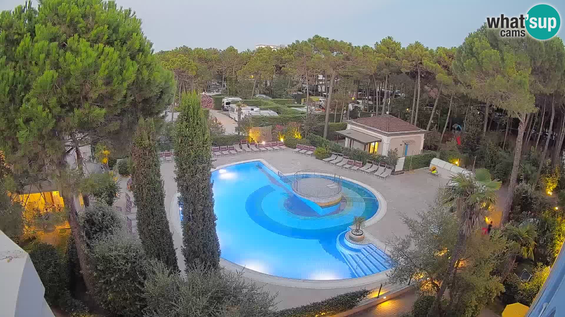 Villaggio Mare Blu pool LIVE webcam Bibione Pineda – Italy