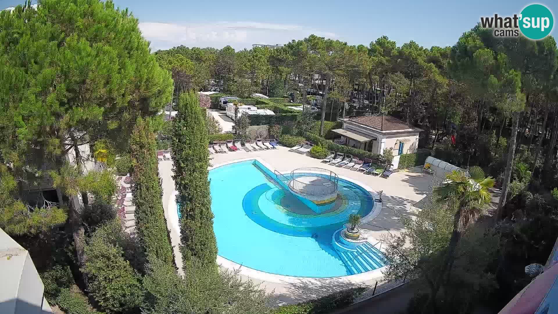 Villaggio Mare Blu piscine LIVE webcam Bibione Pineda – Italie