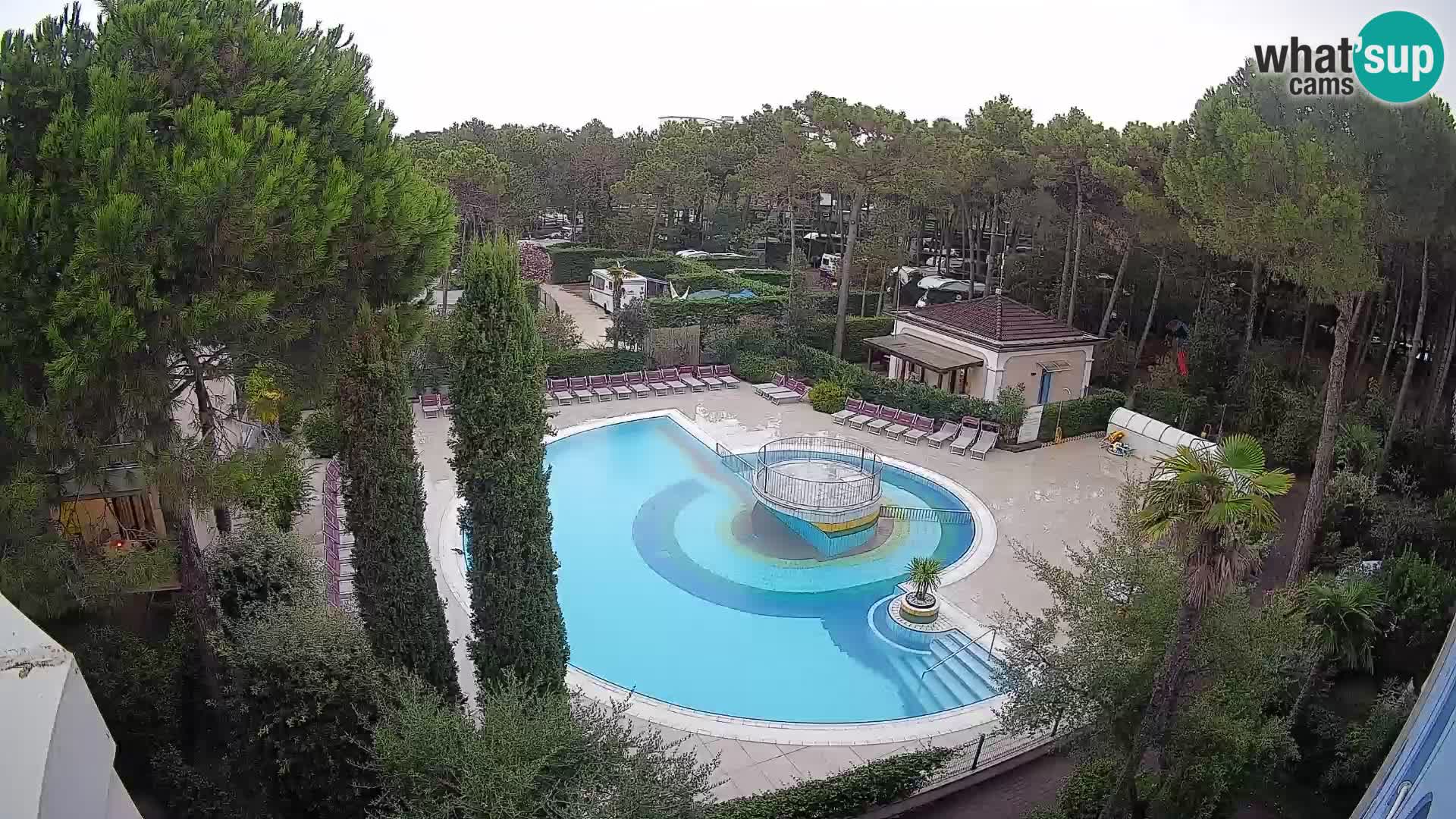 Villaggio Mare Blu pool LIVE webcam Bibione Pineda – Italy