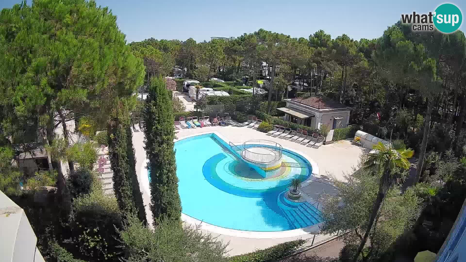 Piscina Villaggio Mare Blu EN VIVO webcam Bibione Pineda – Italia