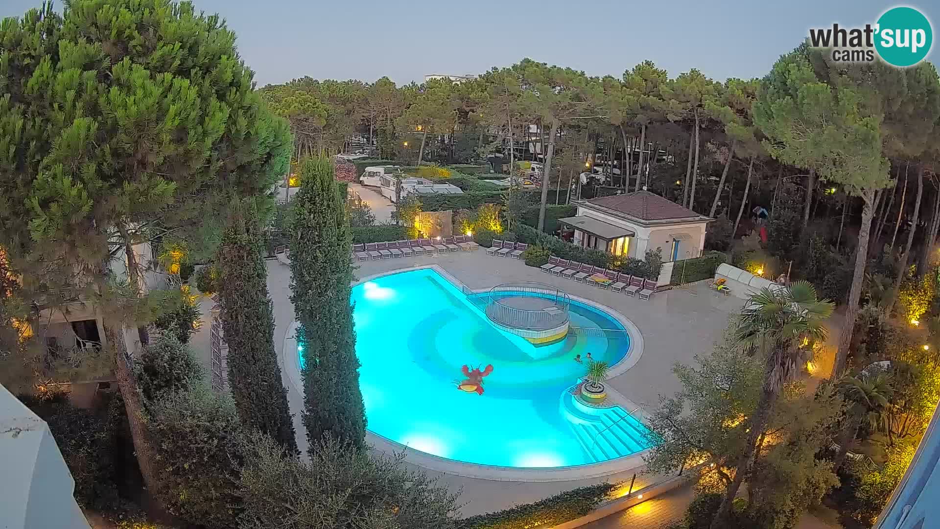 Villaggio Mare Blu piscine LIVE webcam Bibione Pineda – Italie