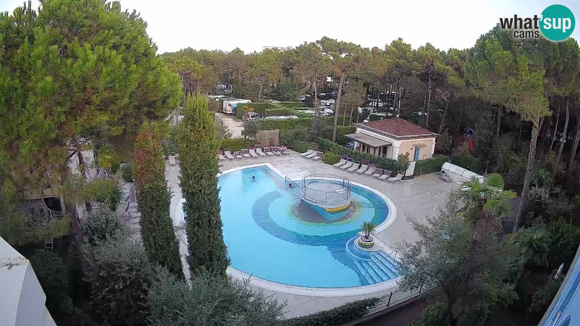 Piscina Villaggio Mare Blu webcam LIVE Bibione Pineda – Italia