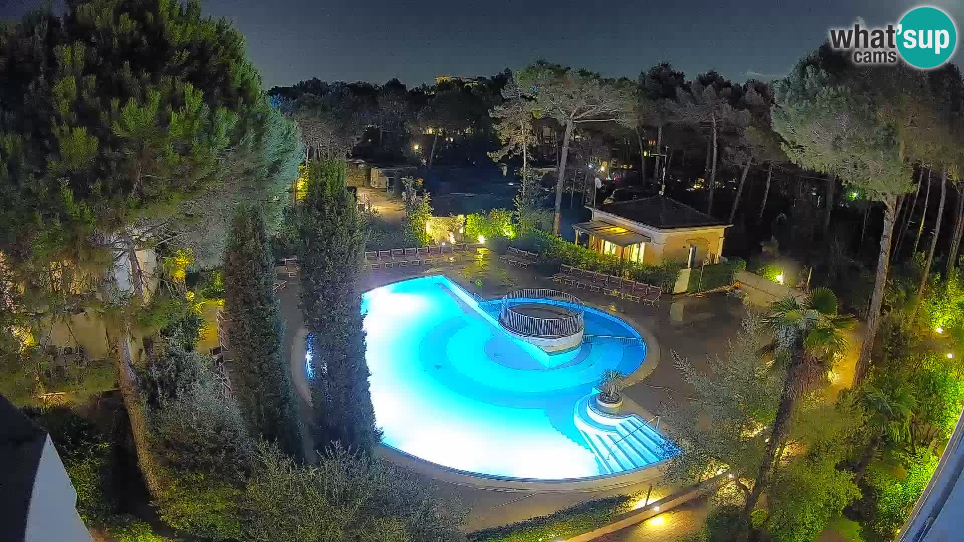 Piscina Villaggio Mare Blu EN VIVO webcam Bibione Pineda – Italia