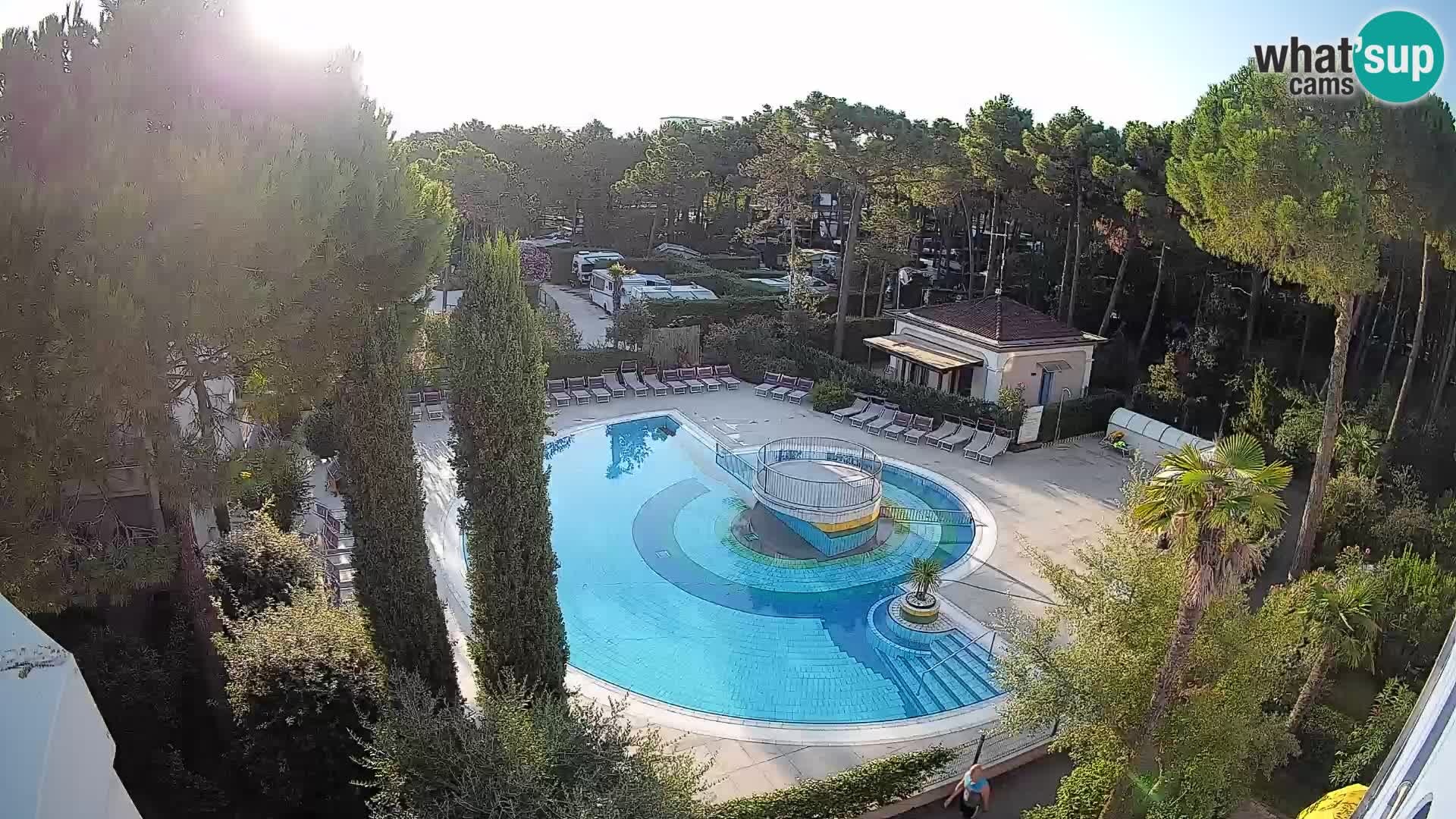 Piscina Villaggio Mare Blu webcam LIVE Bibione Pineda – Italia