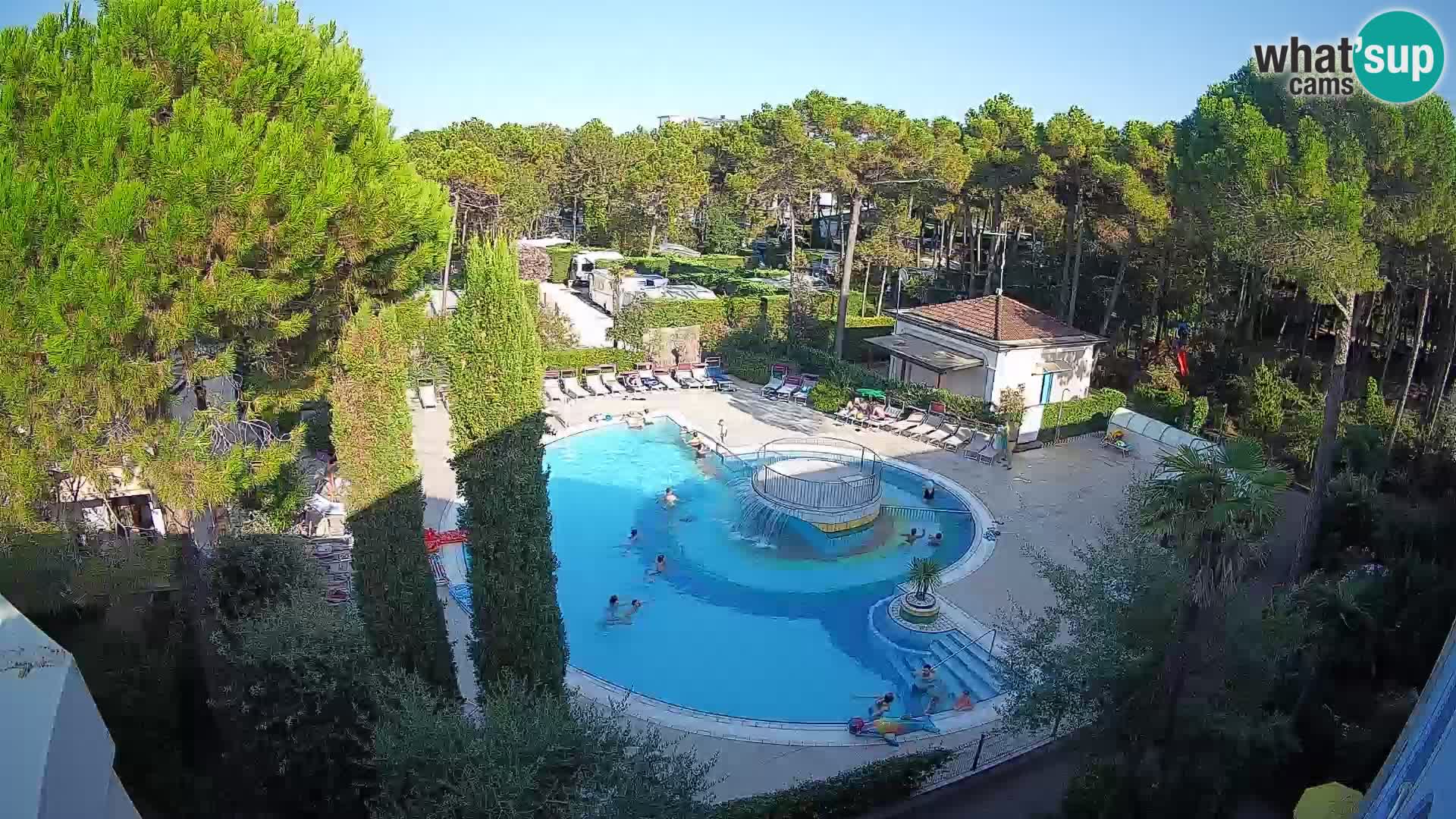Villaggio Mare Blu piscine LIVE webcam Bibione Pineda – Italie
