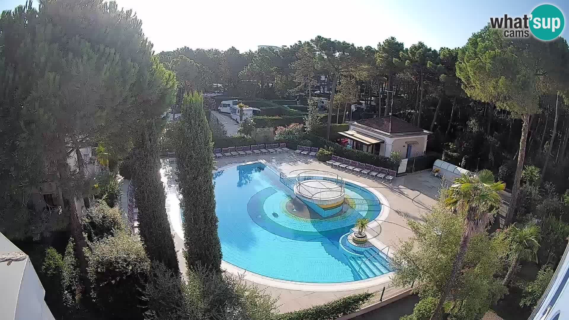 Villaggio Mare Blu pool LIVE webcam Bibione Pineda – Italy
