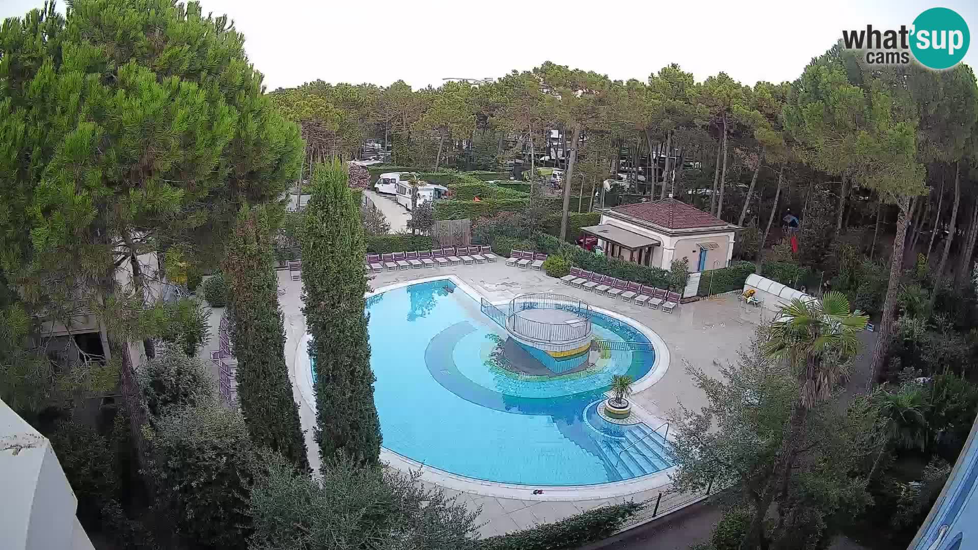 Villaggio Mare Blu piscine LIVE webcam Bibione Pineda – Italie