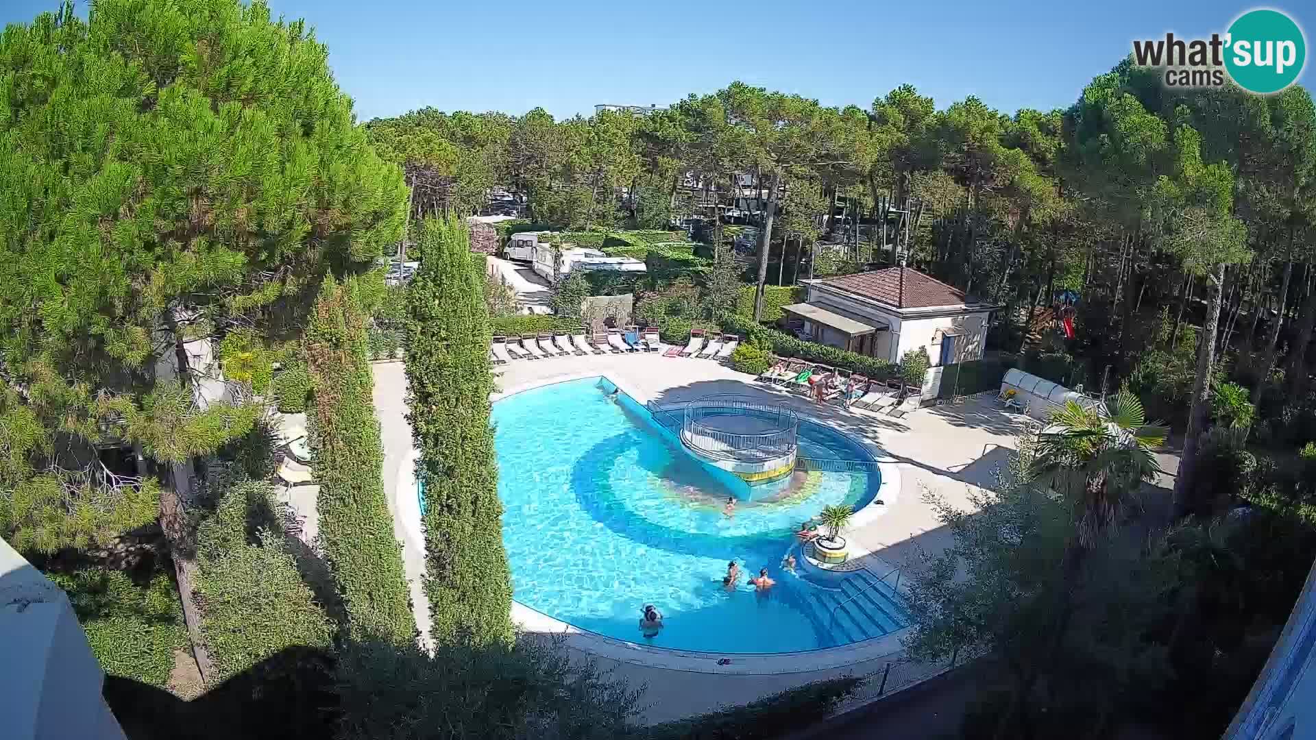 Villaggio Mare Blu pool LIVE webcam Bibione Pineda – Italy