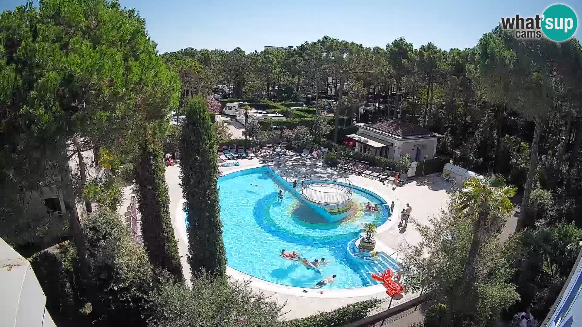 Piscina Villaggio Mare Blu webcam LIVE Bibione Pineda – Italia