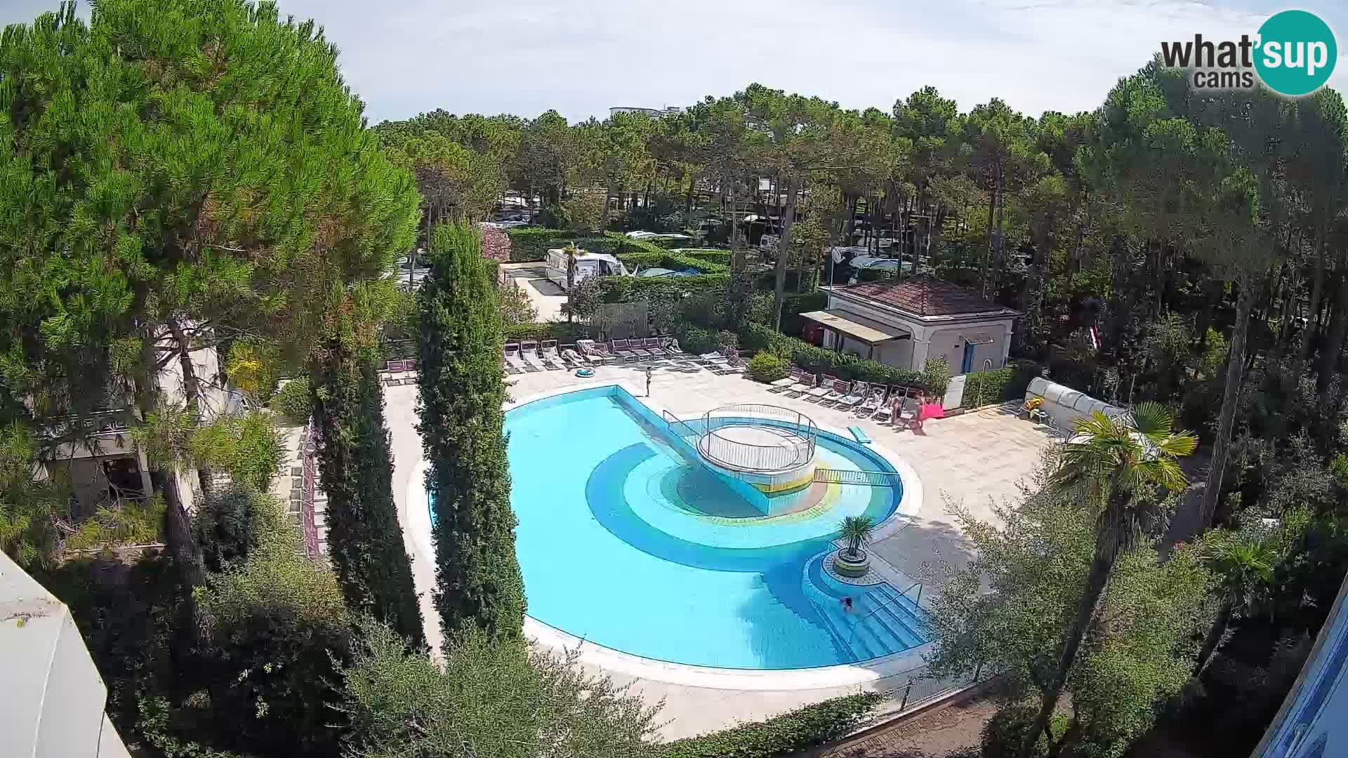 Piscina Villaggio Mare Blu webcam LIVE Bibione Pineda – Italia