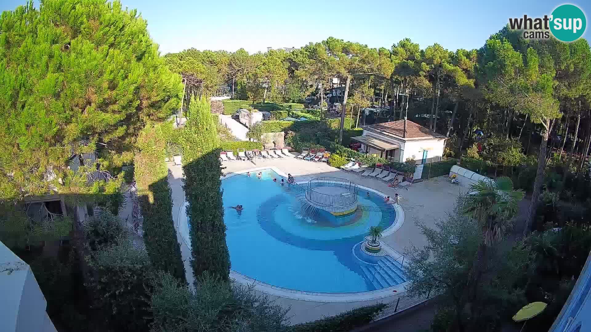 Piscina Villaggio Mare Blu EN VIVO webcam Bibione Pineda – Italia
