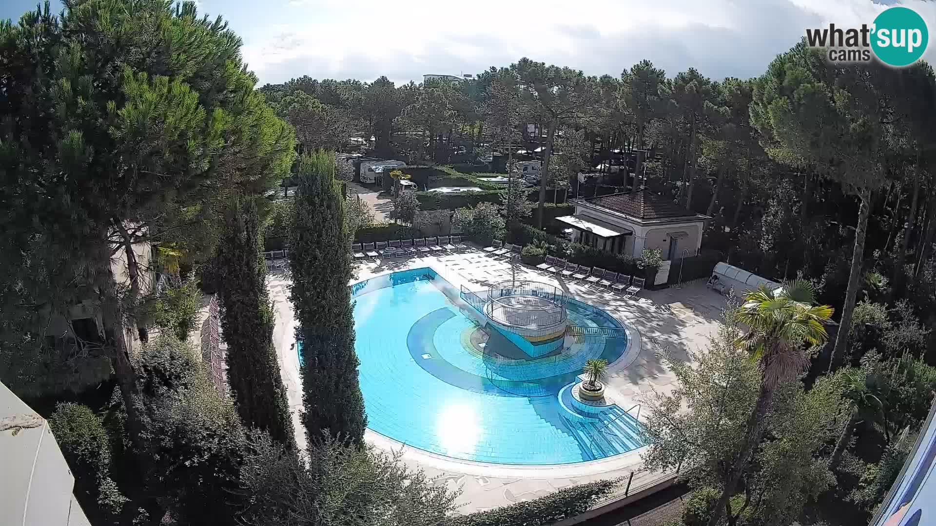 Villaggio Mare Blu piscine LIVE webcam Bibione Pineda – Italie