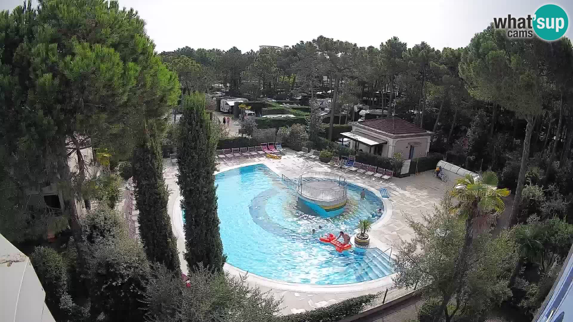 Villaggio Mare Blu piscine LIVE webcam Bibione Pineda – Italie