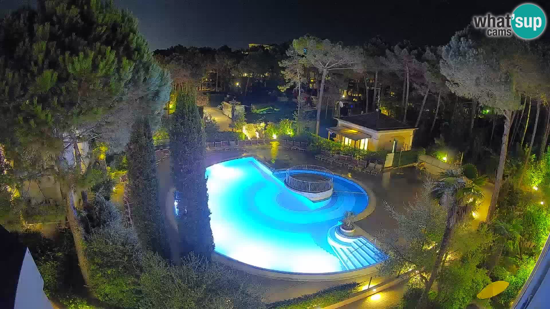 Villaggio Mare Blu pool LIVE webcam Bibione Pineda – Italy