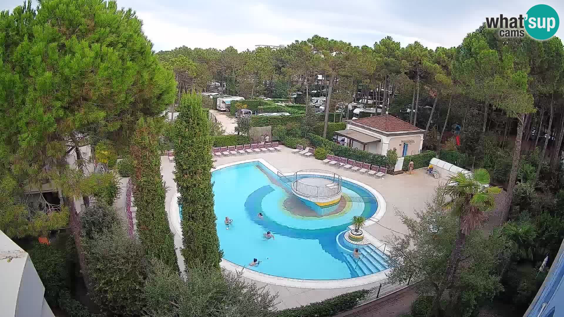 Villaggio Mare Blu piscine LIVE webcam Bibione Pineda – Italie