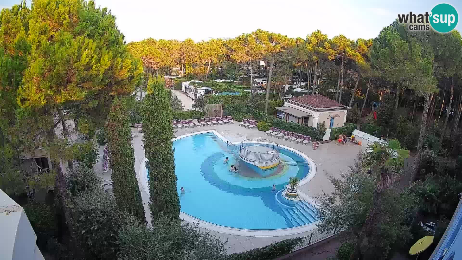 Piscina Villaggio Mare Blu webcam LIVE Bibione Pineda – Italia