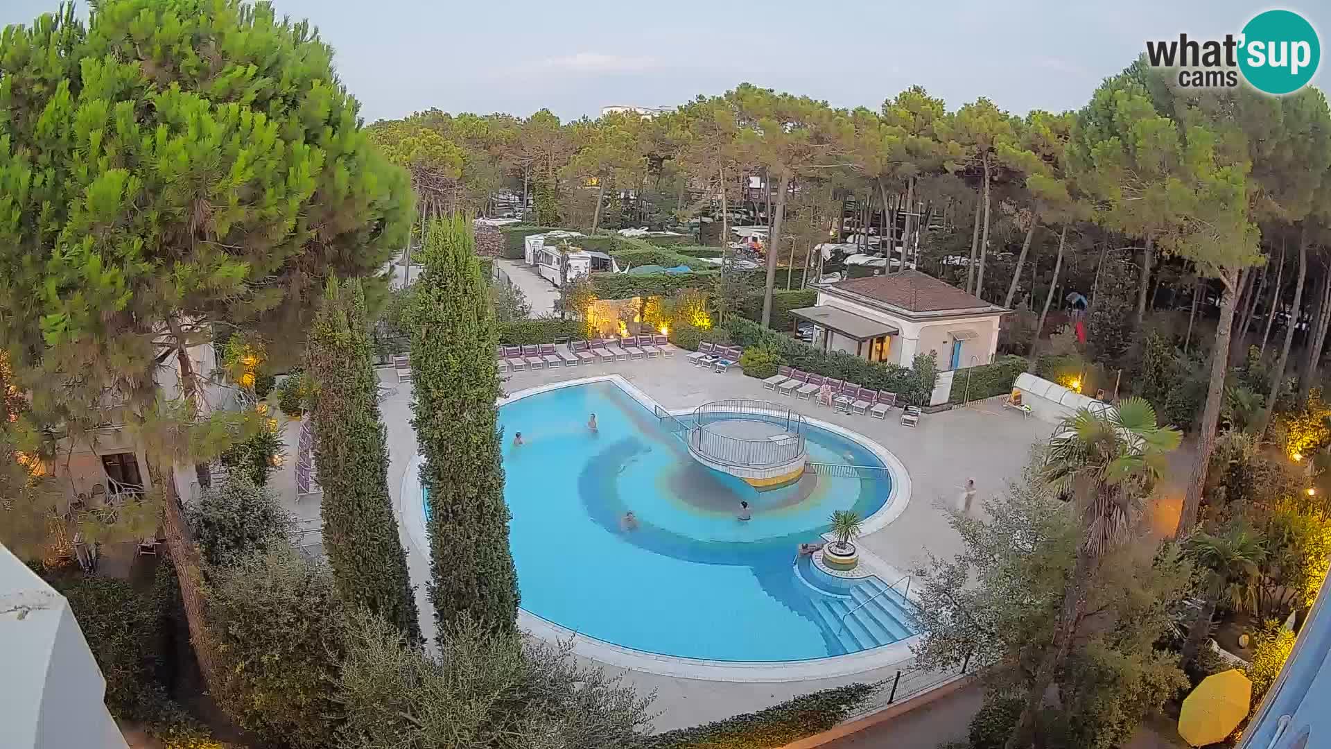 Villaggio Mare Blu pool LIVE webcam Bibione Pineda – Italy