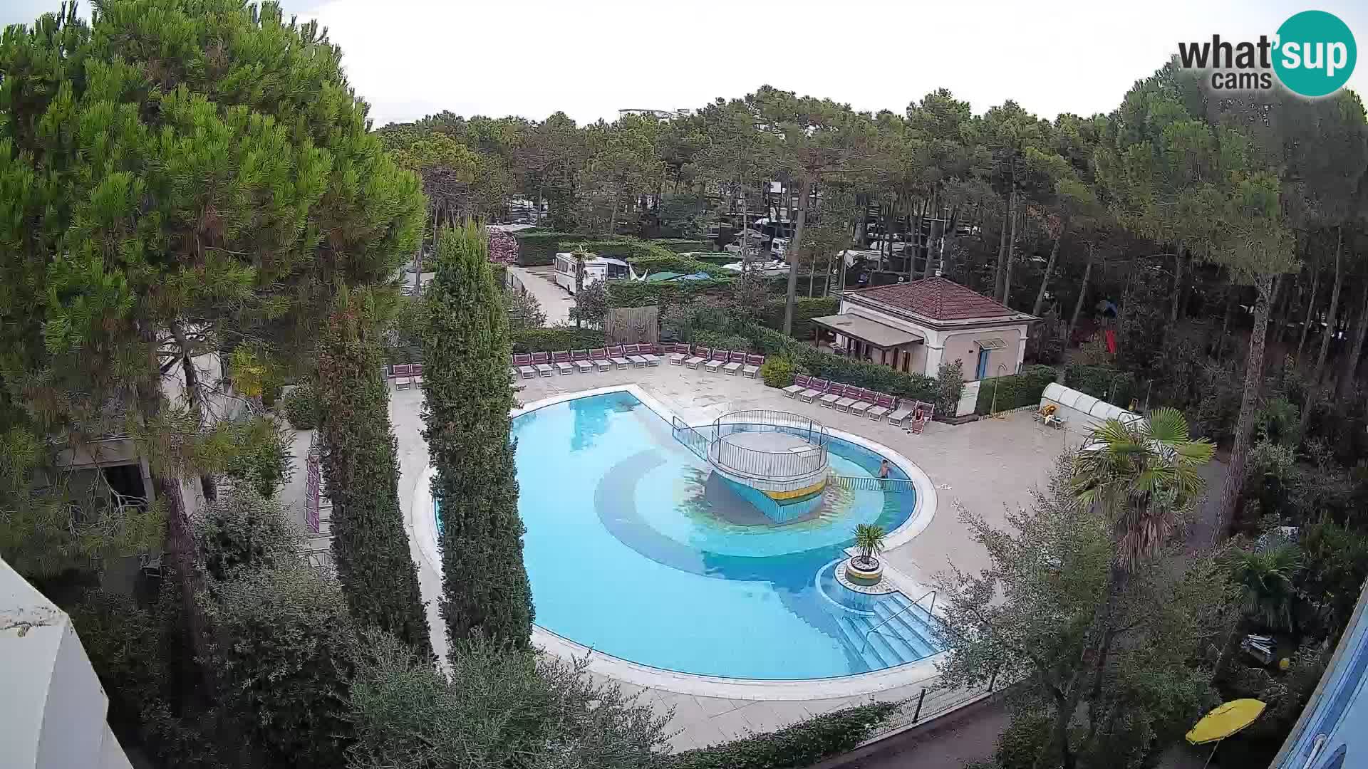 Piscina Villaggio Mare Blu webcam LIVE Bibione Pineda – Italia